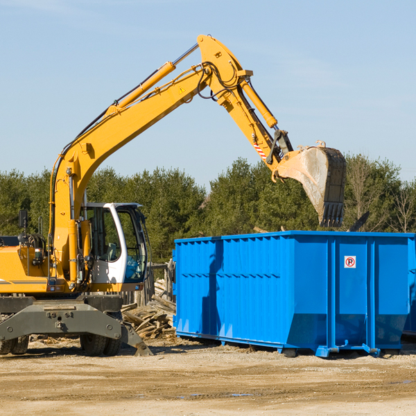 what are the rental fees for a residential dumpster in Onida South Dakota